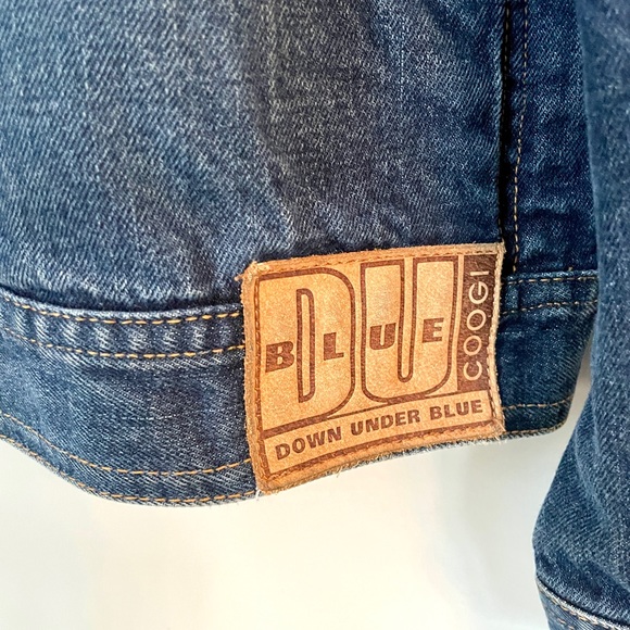 Vintage COOGI Blue Australia Denim Jacket Men’s Size XL Retro Button Up - Picture 5 of 13